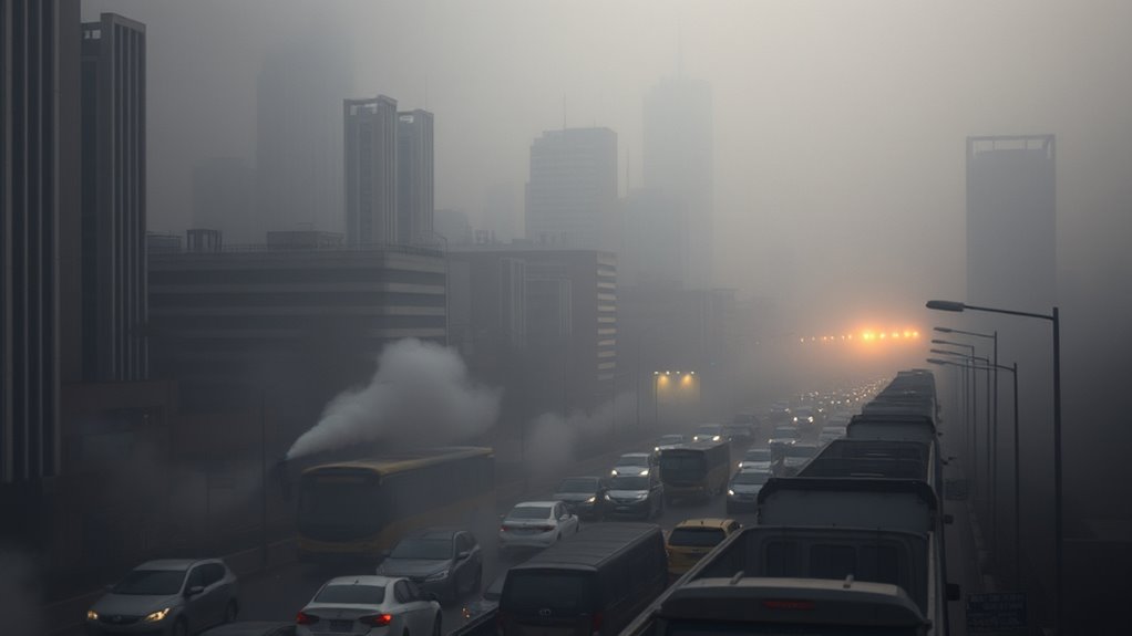 air pollution harms lungs