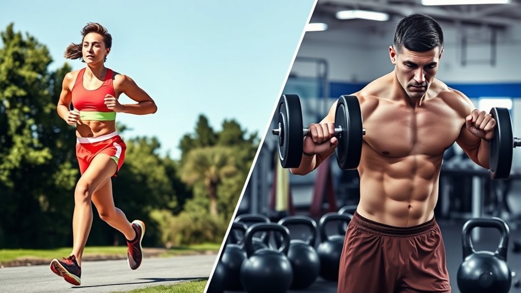 balance interval cross training consistency