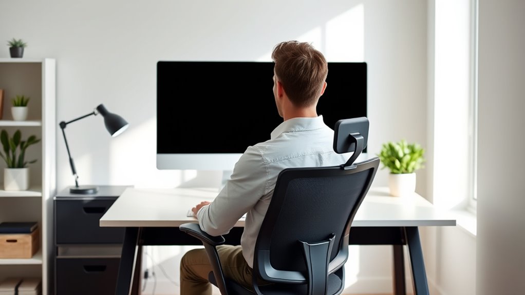 correct monitor screen positioning
