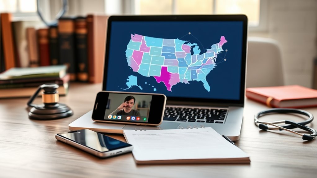 ensure cross state licensure compliance