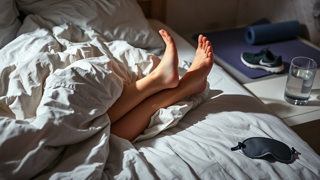 exercise sleep comfort routine