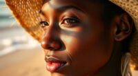 melanin protects uv risks