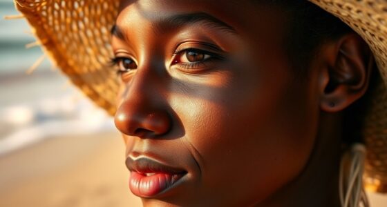 melanin protects uv risks
