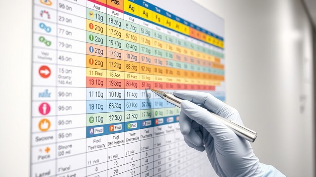 optimal vaccination timing and storage