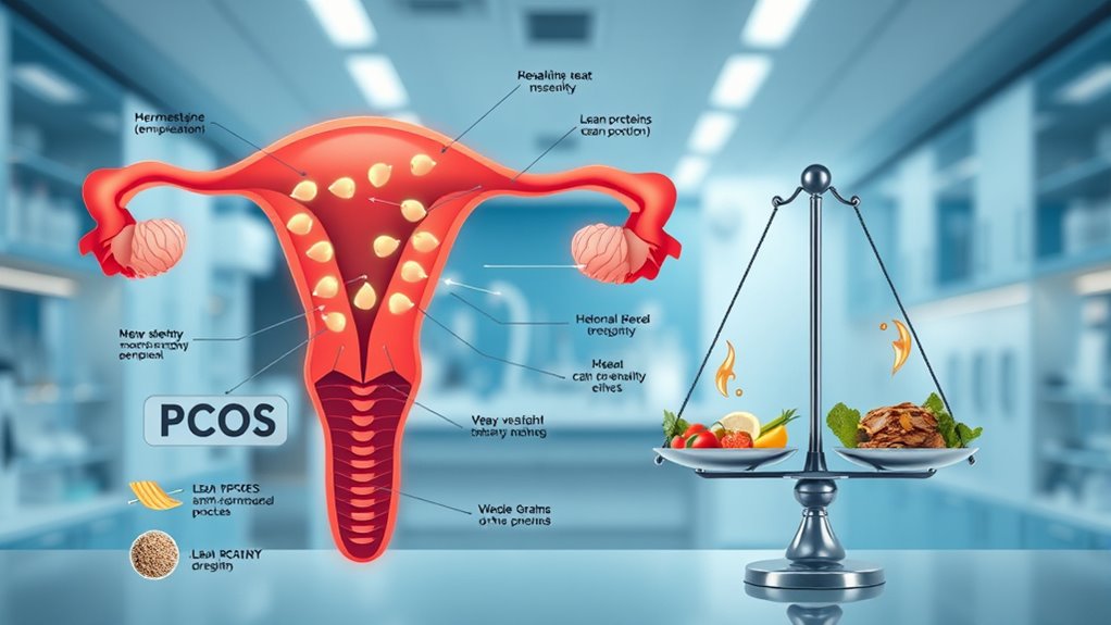 pcos pathophysiology dietary strategies
