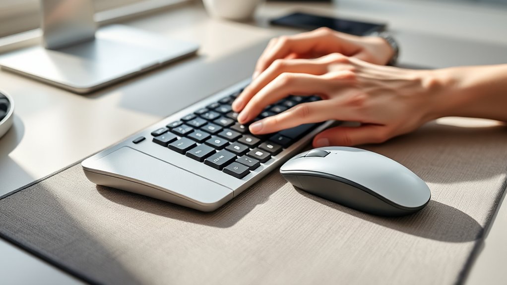 proper ergonomic device positioning