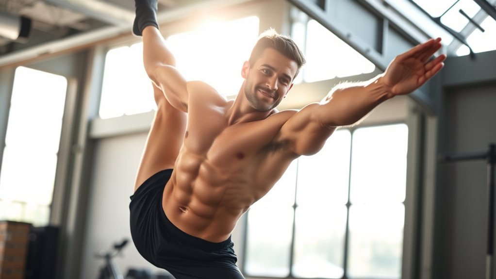 warm up enhances flexibility performance