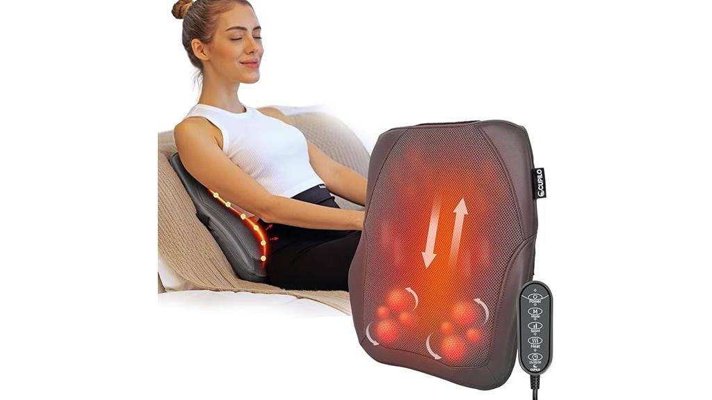 3d kneading back massager