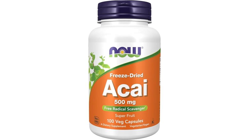 acai supplements 500mg capsules