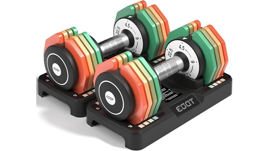 adjustable dumbbells for home