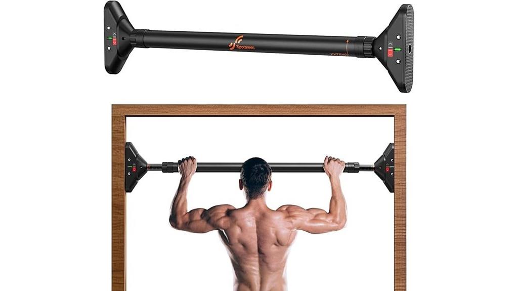 adjustable heavy duty pull up bar