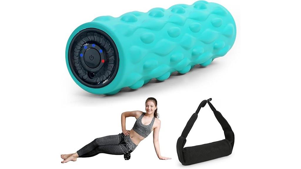 adjustable high density vibrating foam roller