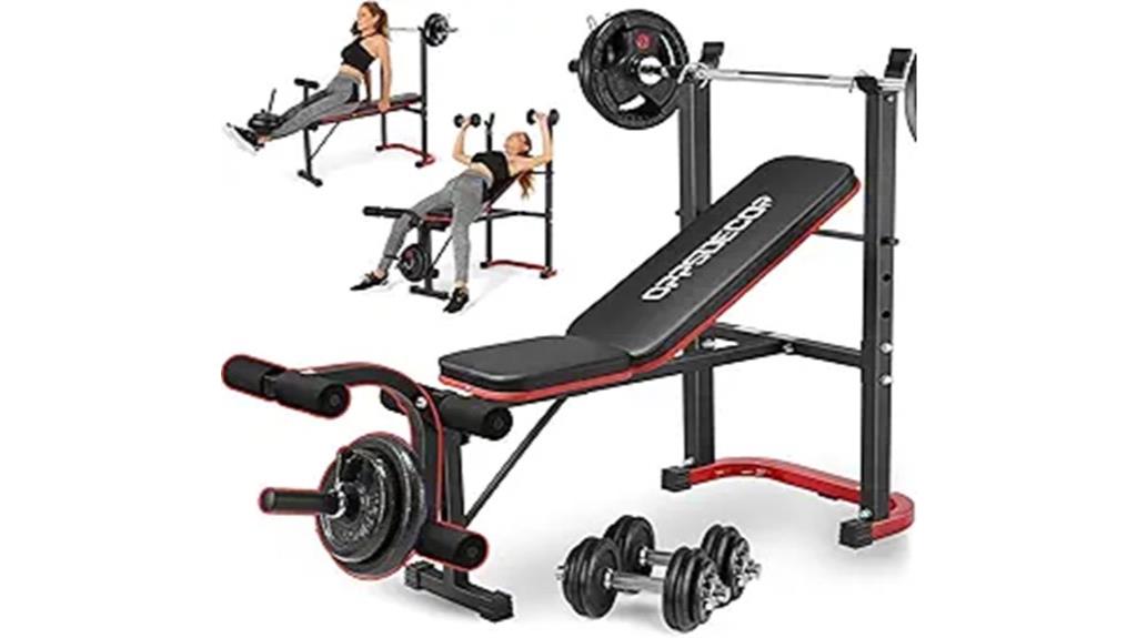 adjustable home gym bench