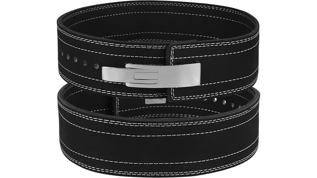 adjustable leather weightlifting belt