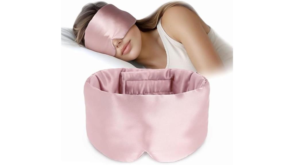 adjustable silk sleep mask
