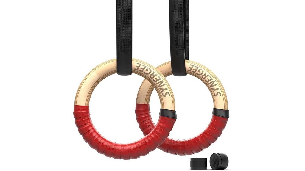 adjustable wooden gymnastics rings