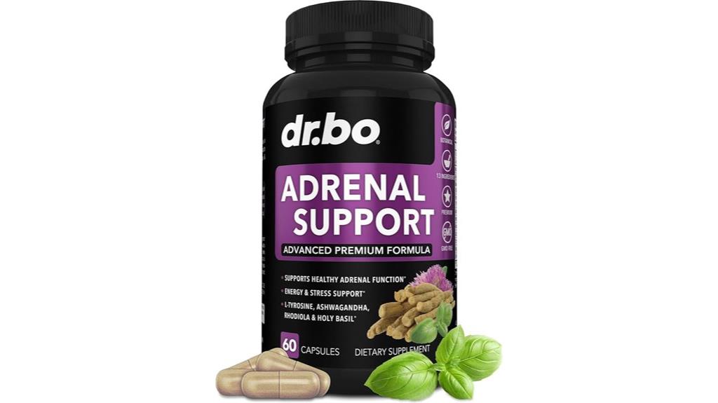 adrenal support supplement bottle
