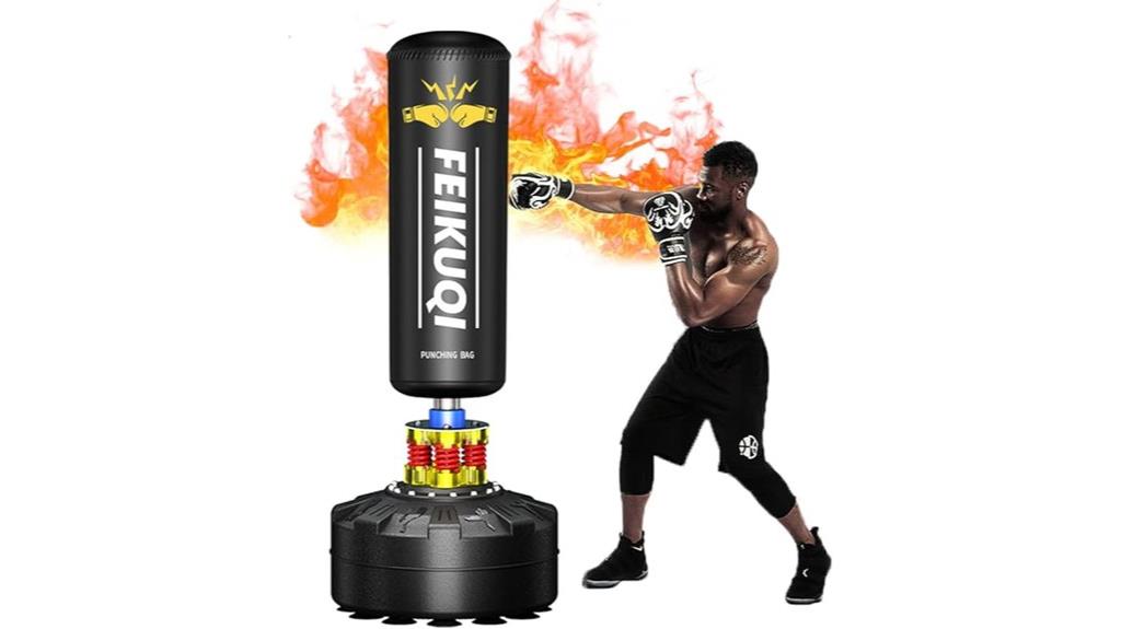 adult standing punching bag