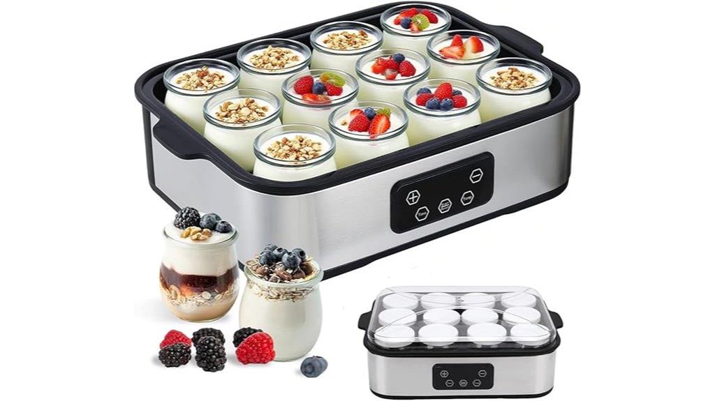 automatic yogurt maker jars