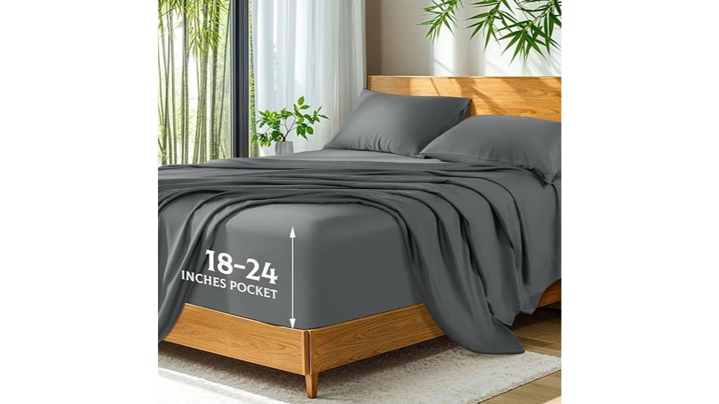 bamboo queen deep sheets