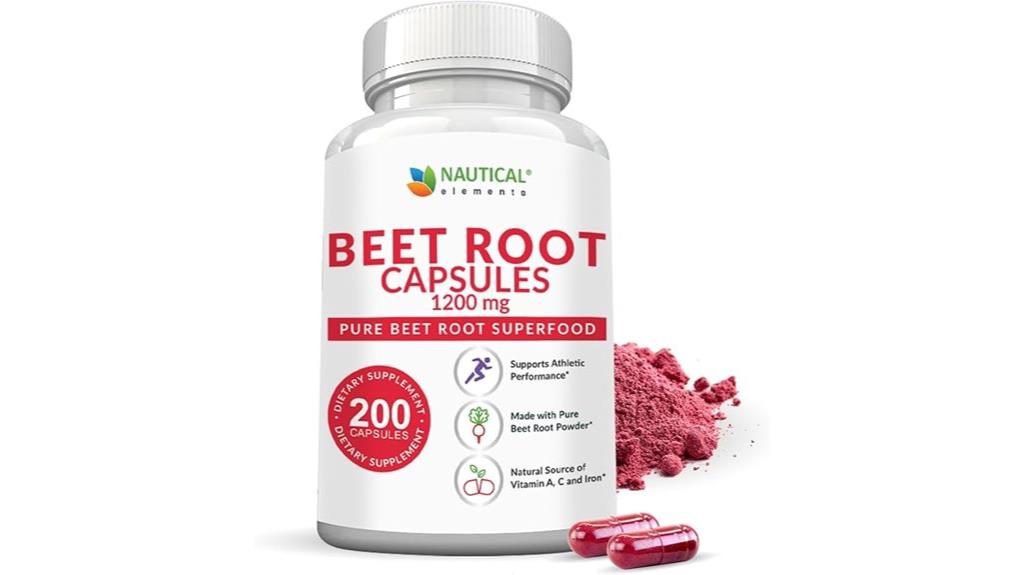 beet root capsules 1200mg