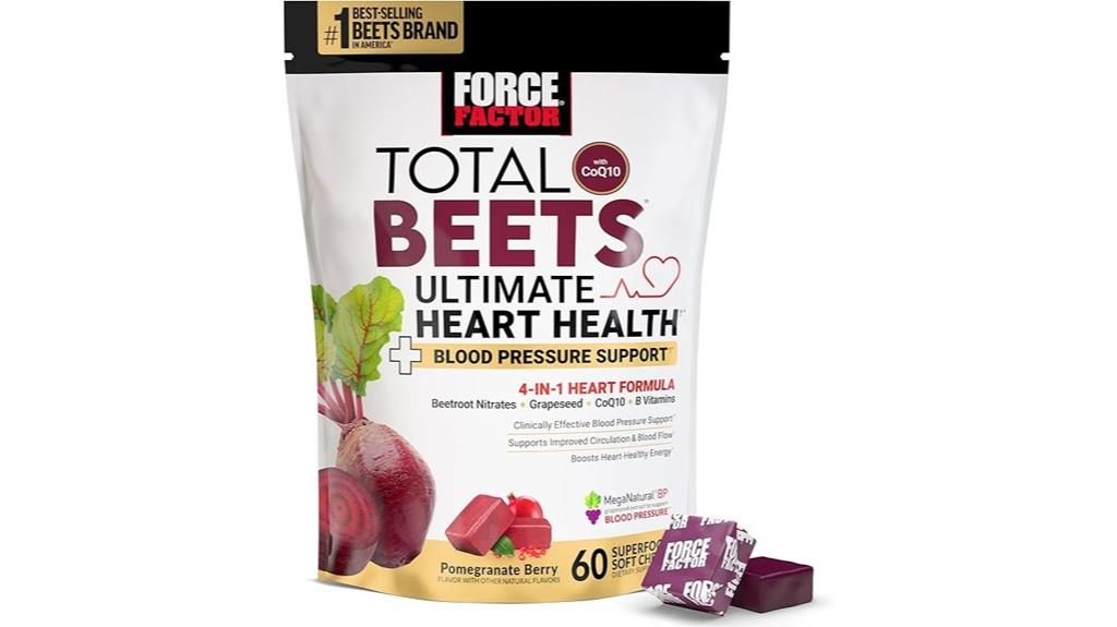 beetroot heart health chews