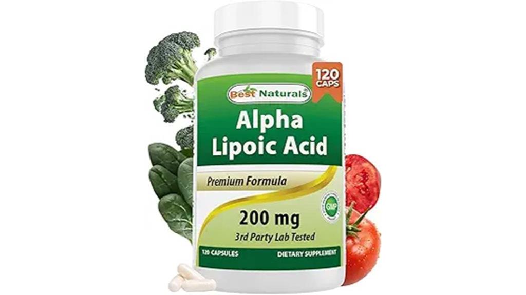 best naturals alpha lipoic acid