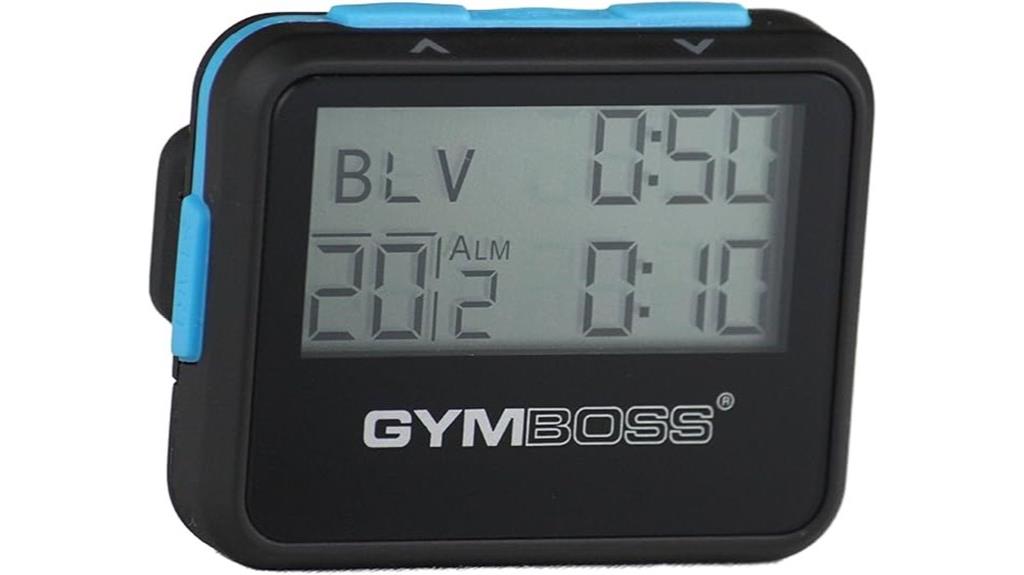 black blue gymboss timer