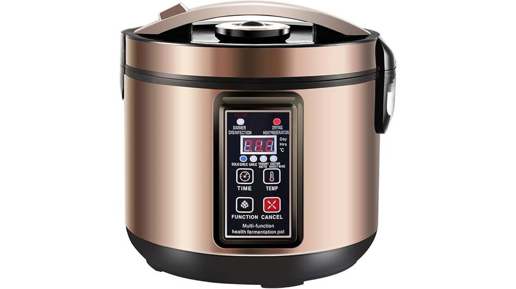 black garlic yogurt fermenter