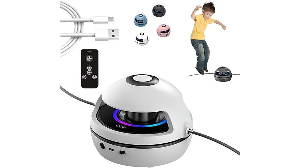 bluetooth controlled jump rope