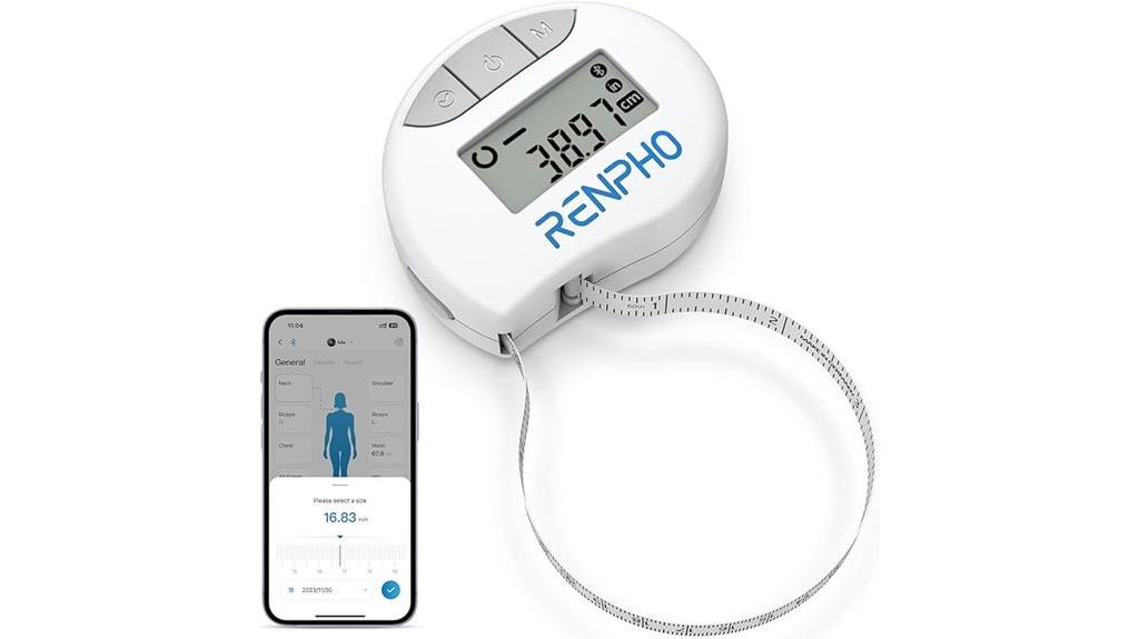 bluetooth enabled measuring tape
