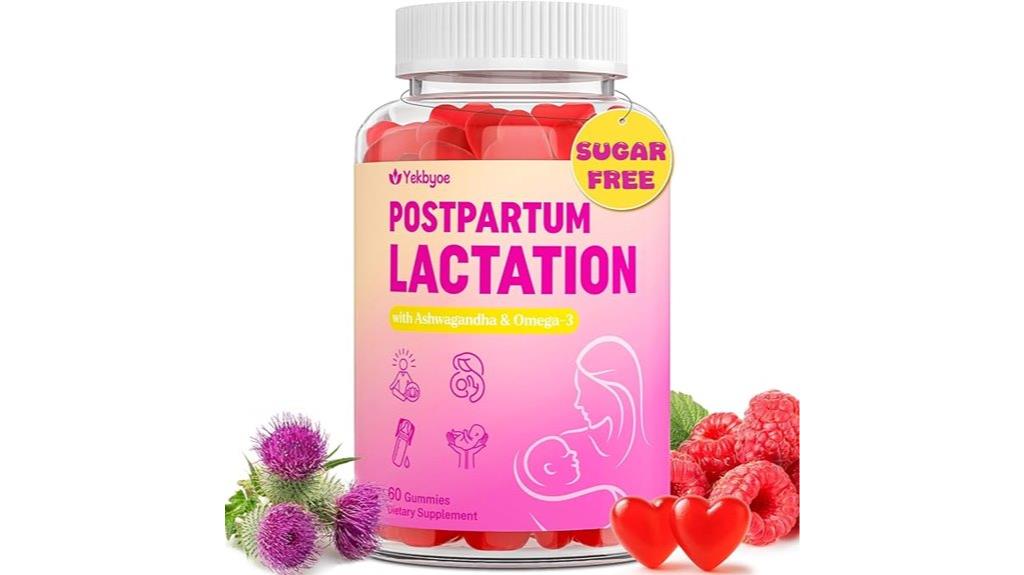 breastfeeding and postpartum gummies