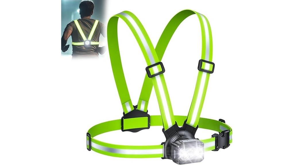 bright reflective running gear