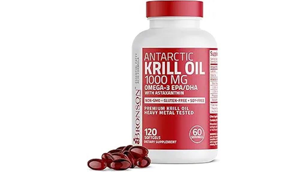 bronson krill oil softgels