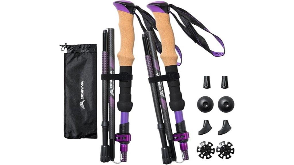 carbon fiber trekking poles