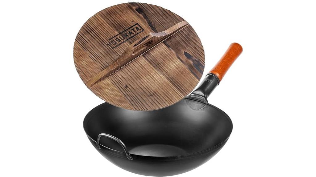 carbon steel wok pan