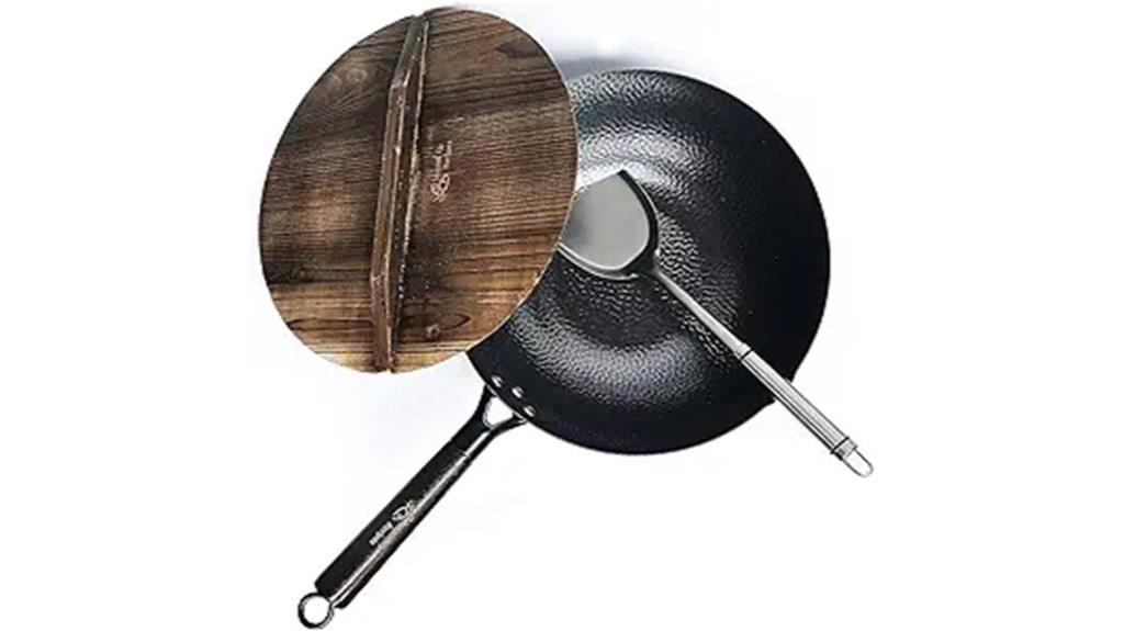 carbon steel wok set