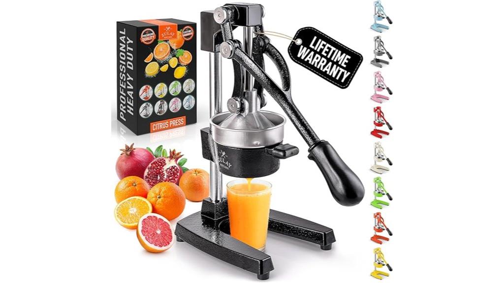 cast iron orange juicer