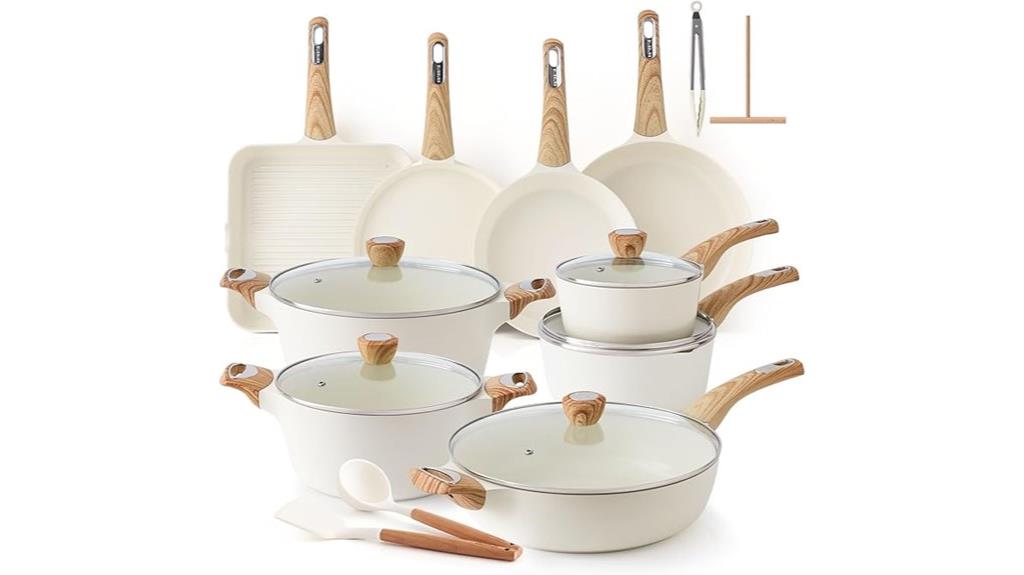 ceramic nonstick kitchen set