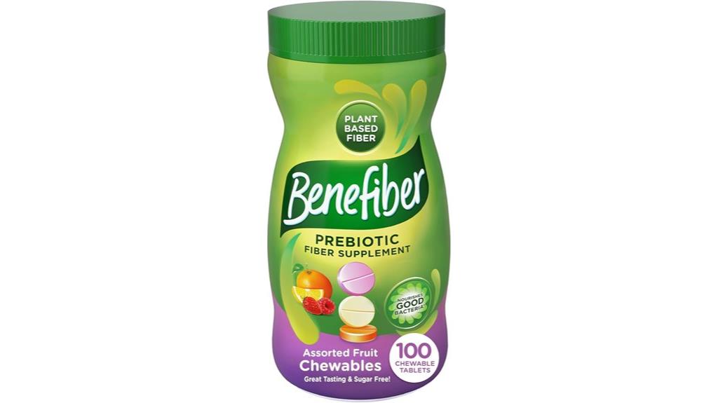 chewable prebiotic fiber tablets