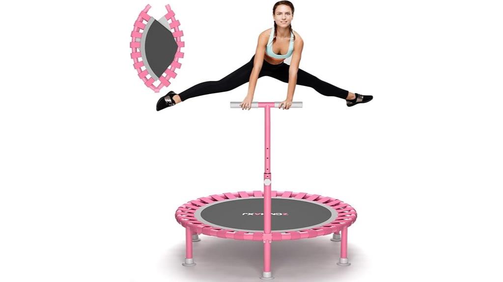 compact indoor jumping trampoline