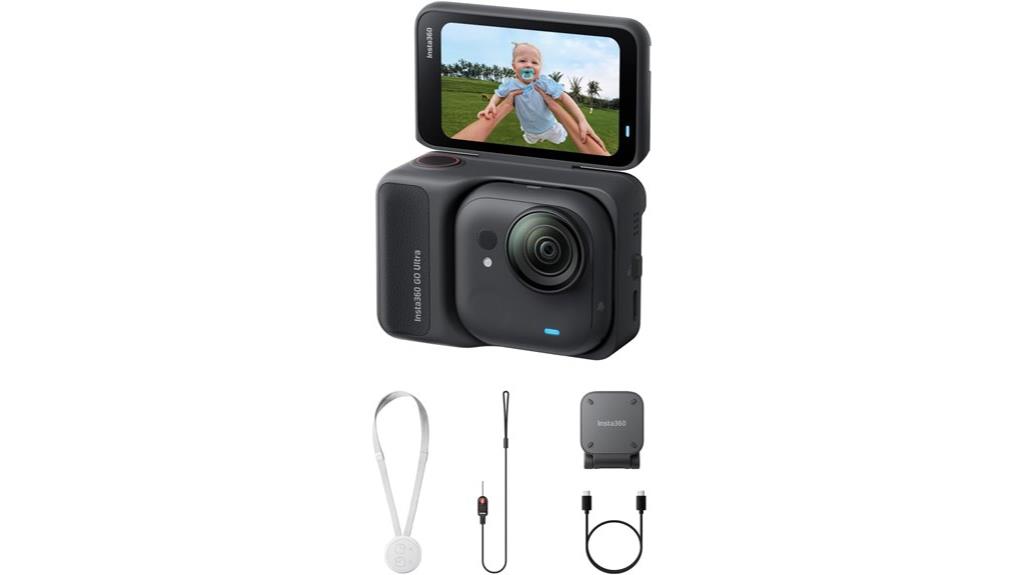 compact midnight black camera