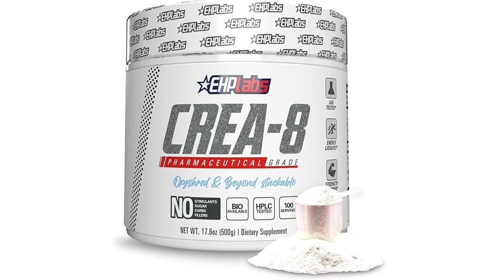 creatine monohydrate powder supplement