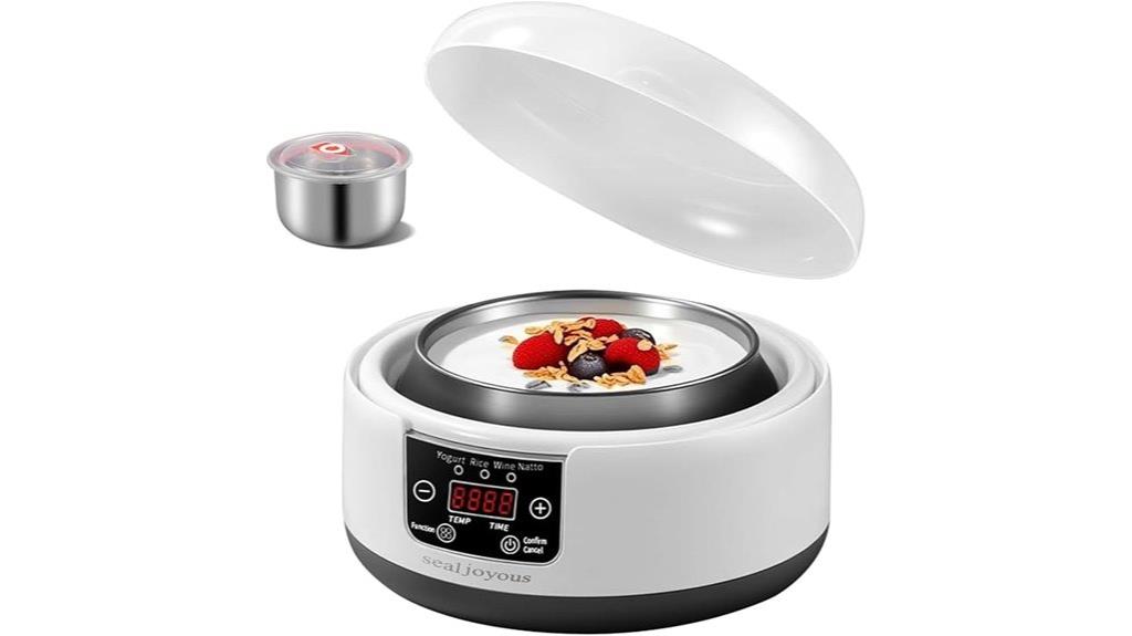 digital sealjoyous yogurt maker