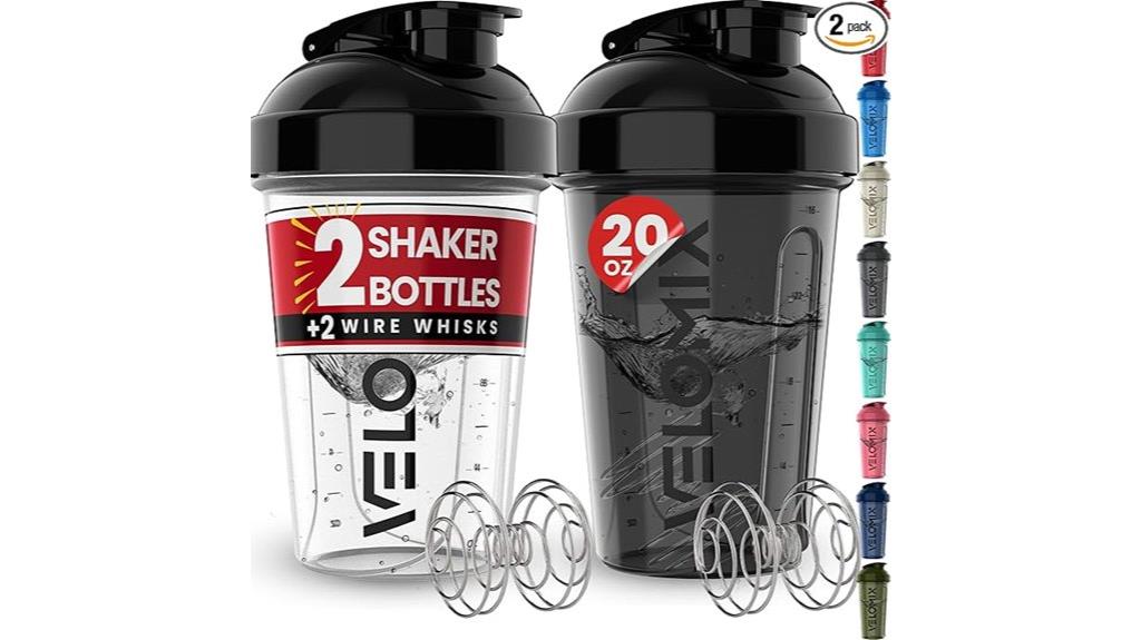 double pack protein shakers