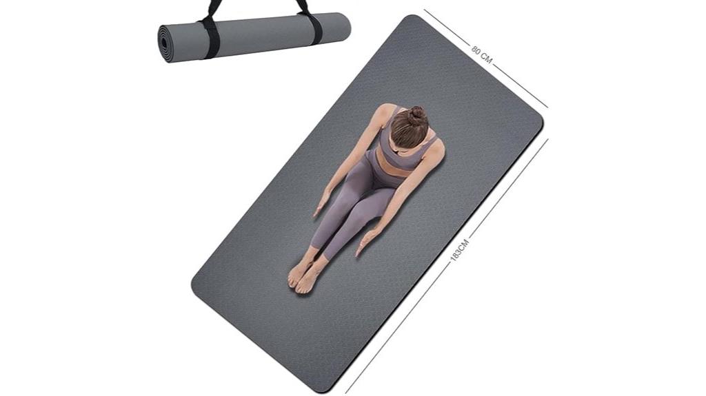 double sided non slip yoga mat