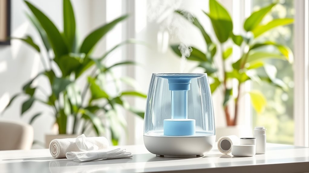 easy to clean humidifier features