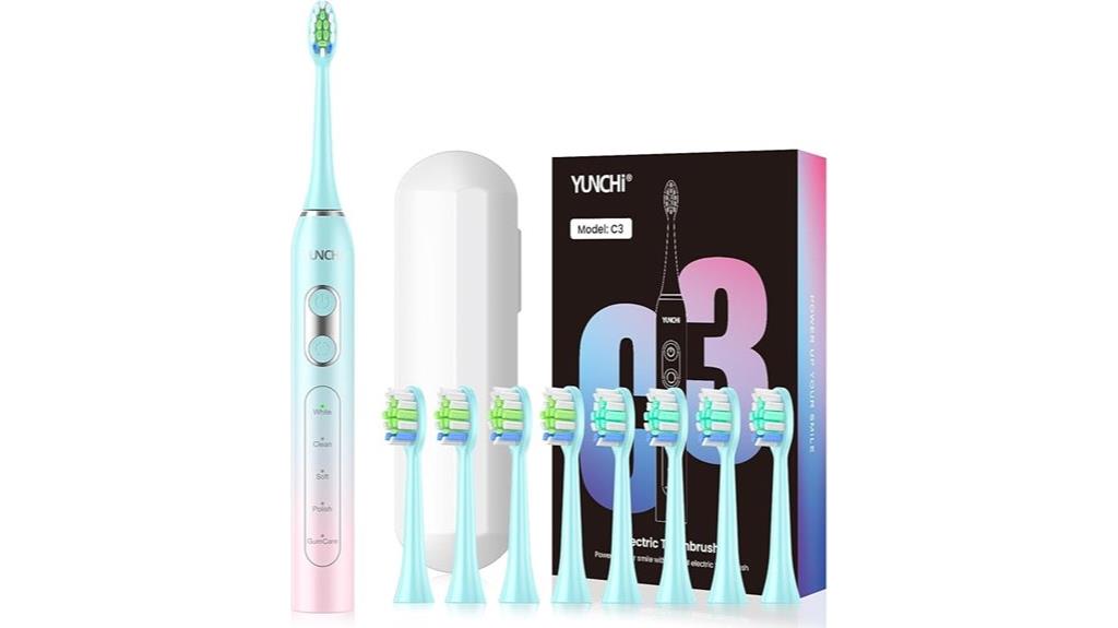 eight head electric toothbrush
