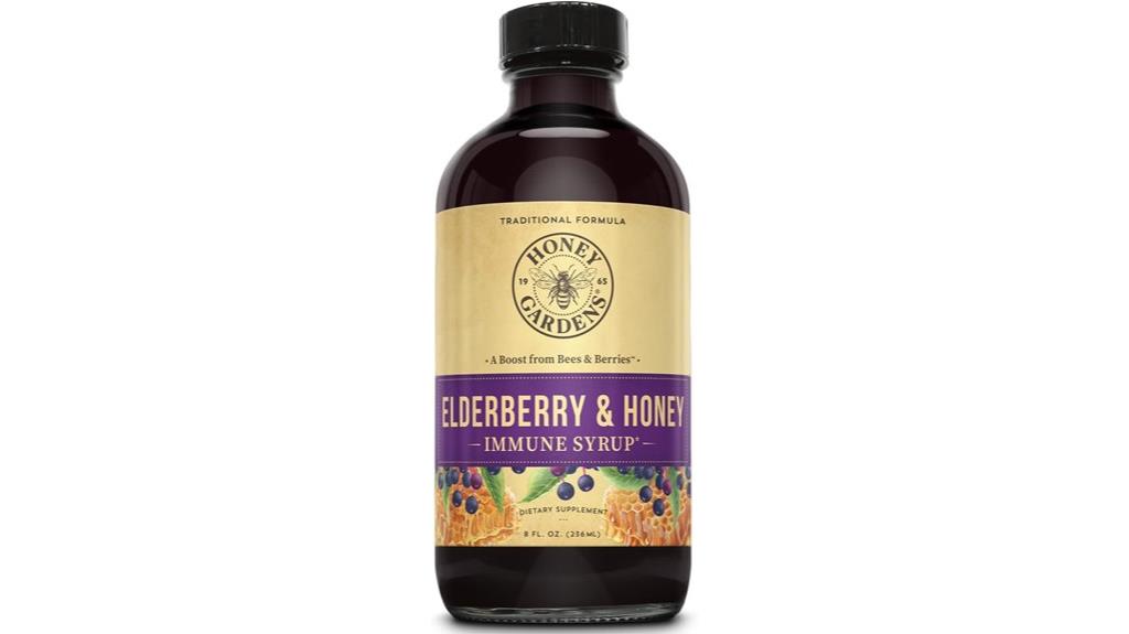 elderberry honey immunity syrup