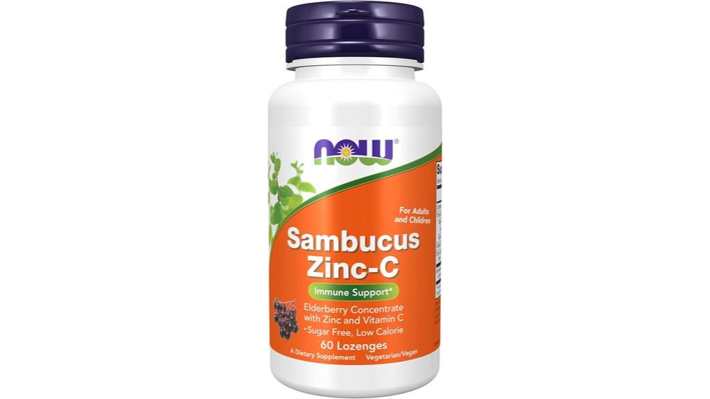 elderberry zinc c supplement